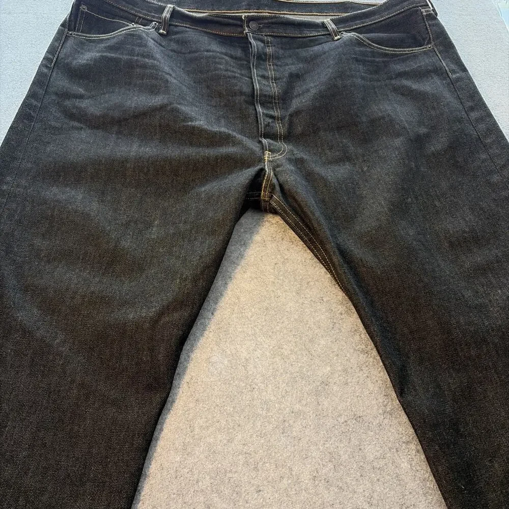 levis 501 original fit selvedge jeans 48x32
